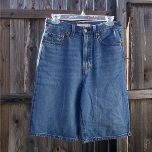 levi’s high loose jean shorts